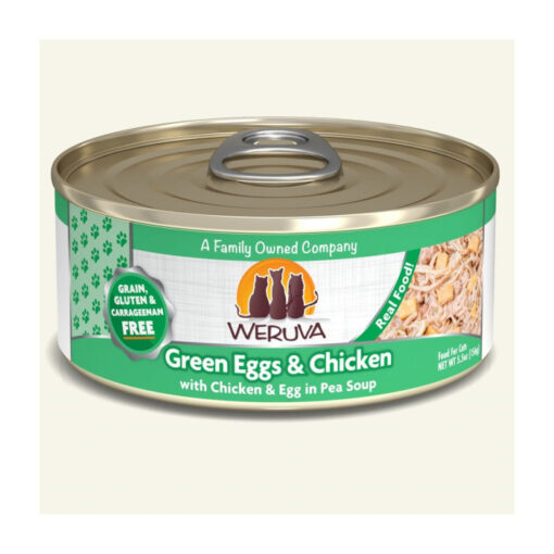 Weruva Green Eggs & Chicken with Chicken, Egg & Greens in Gravy Grain-Free Canned Cat Food