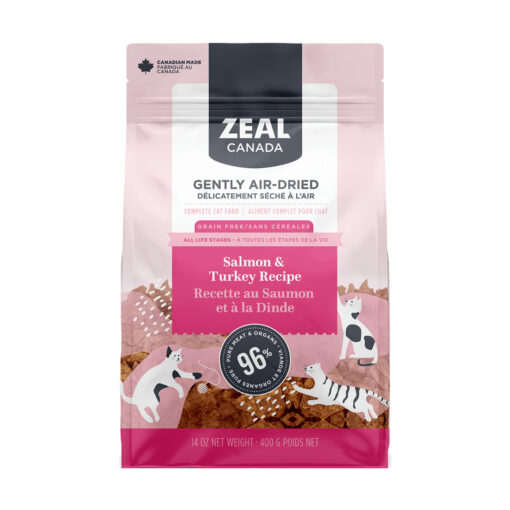 Zeal Canada Gently Air-Dried Salmon and Turkey Recipe Dry Cat Food