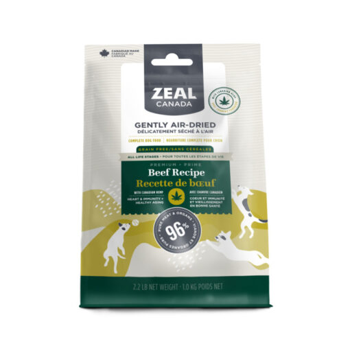Zeal Canada Gently Air-Dried Beef Recipe Dog Food