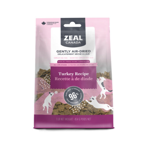 Zeal Canada Gently Air-Dried Grain Free Turkey Recipe Dog Food