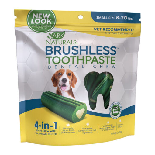 Ark Naturals Brushless Toothpaste Small Dental Dog Chews