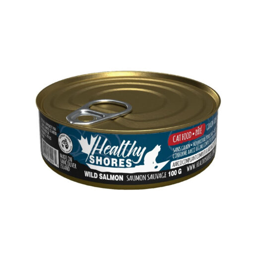 Healthy Shores Wild Salmon Pate Grain Free Canned Cat Food