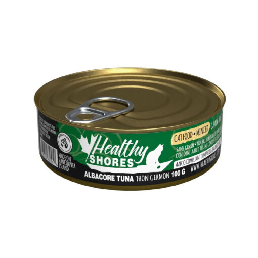 Healthy Shores Albacore Tuna Minced Grain Free Canned Cat Food