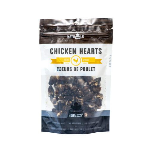 NatuRAWls Dehydrated Chicken Heart Dog Treats