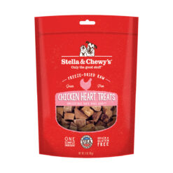 Stella & Chewy's Chicken Hearts Freeze-Dried Raw Dog Treats