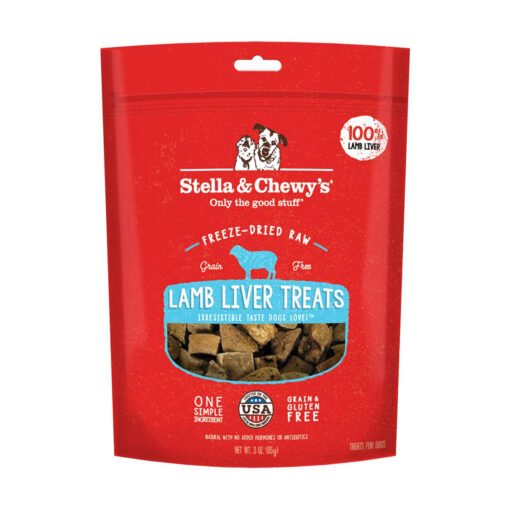 Stella & Chewy's Lamb Liver Freeze-Dried Raw Dog Treats