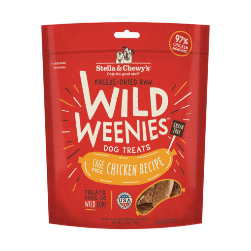 Stella & Chewy's Chicken Wild Weenies Freeze-Dried Raw Dog Treats