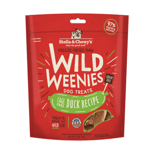 Stella & Chewy's Duck Wild Weenies Freeze-Dried Raw Dog Treats