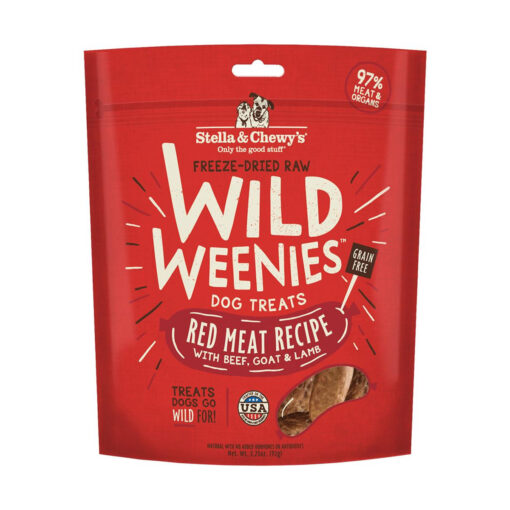 Stella & Chewy's Red Meat Wild Weenies Freeze-Dried Raw Dog Treats