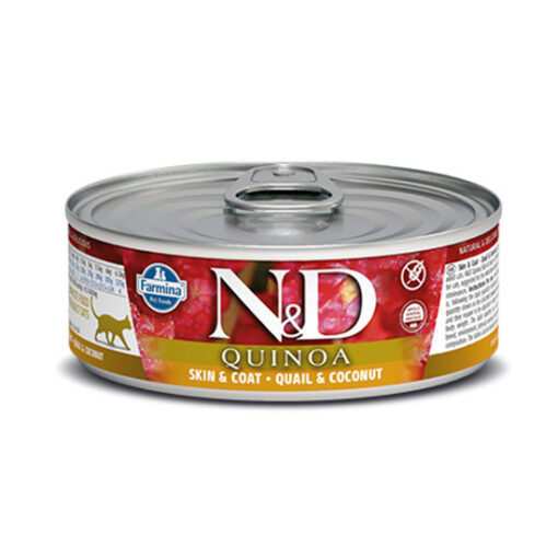 Farmina N&D Quinoa Skin & Coat Quail & Coconut Canned Cat Food