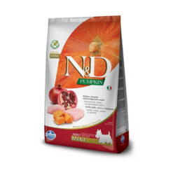 Farmina N&D Pumpkin Grain-Free Chicken & Pomegranate Recipe Mini Adult Dry Dog Food