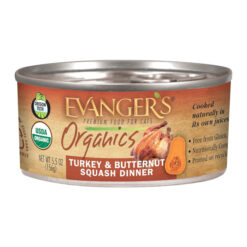 Evanger's Organics Turkey & Butternut Squash Dinner Canned Cat Food